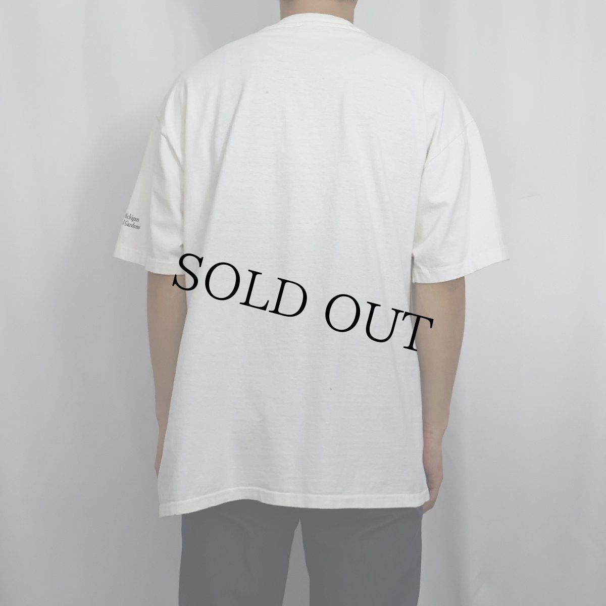 画像3: 90's USA製 きのこイラストプリントTシャツ XL (3)