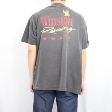 画像4: 90's Winston タバコ企業プリントTシャツ BLACK (4)