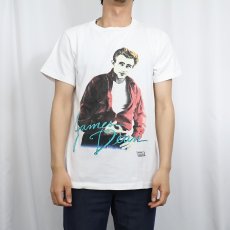 画像2: 80's James Dean USA製 ハリウッドスタープリントTシャツ M (2)
