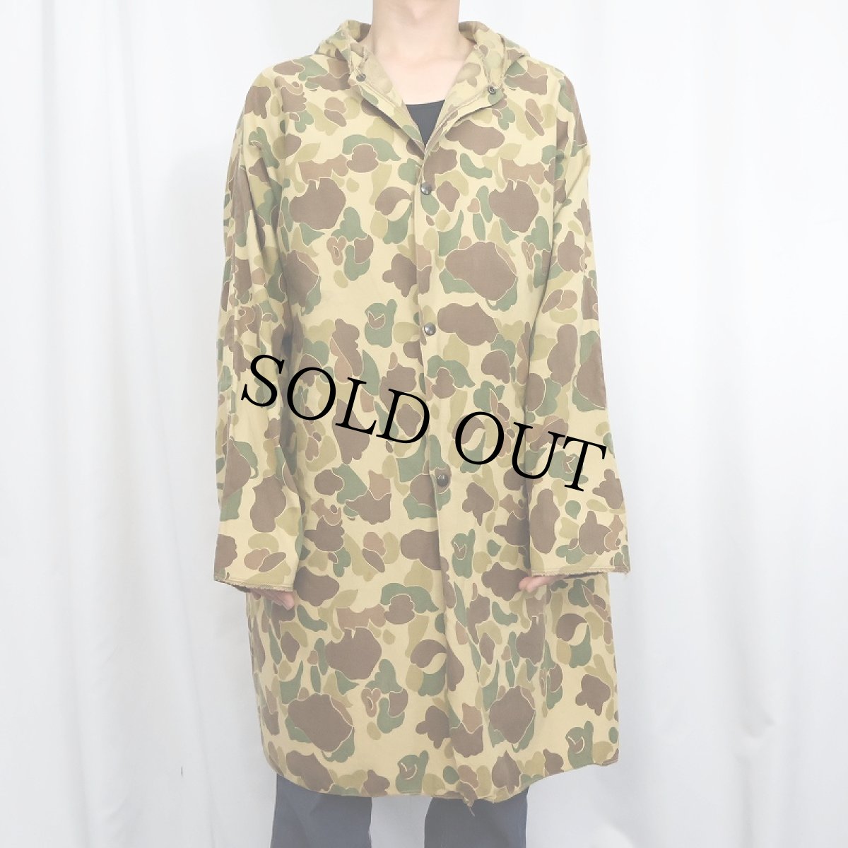 画像2: ダックハンターカモ柄 フーデッドコート (2)