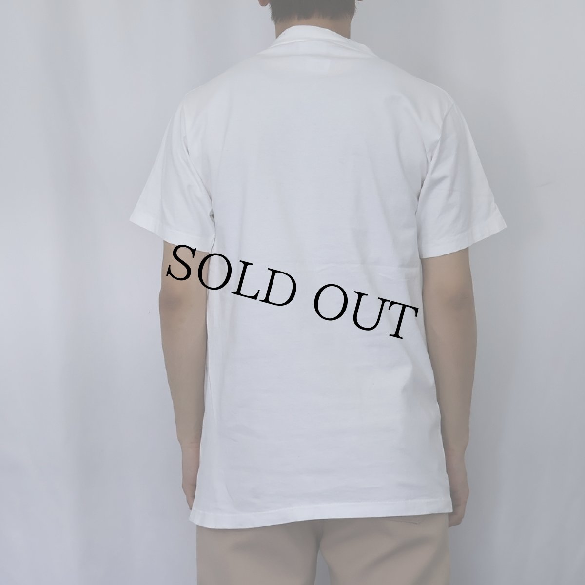 画像3: 90's USA製 ウエスタンブーツプリントTシャツ M (3)