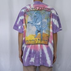 画像4: 90's The Rolling Stones "BRIDGES TO BADYLON" ロックバンドツアーTシャツ XL (4)