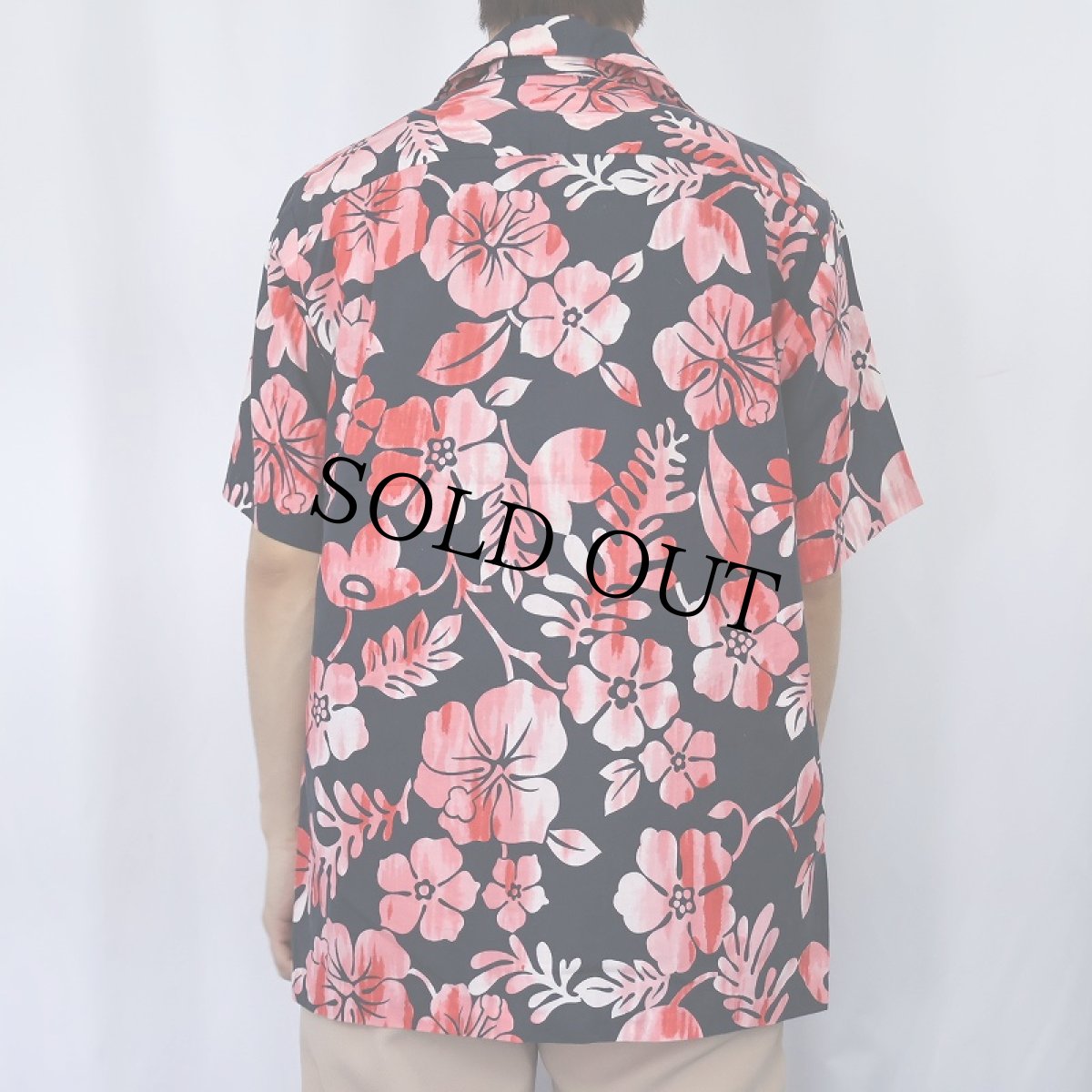 画像3: 70's Sears "HAWAII" 花柄 アロハシャツ (3)