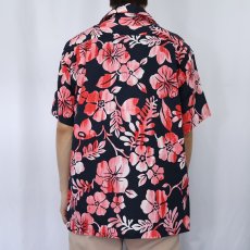 画像3: 70's Sears "HAWAII" 花柄 アロハシャツ (3)