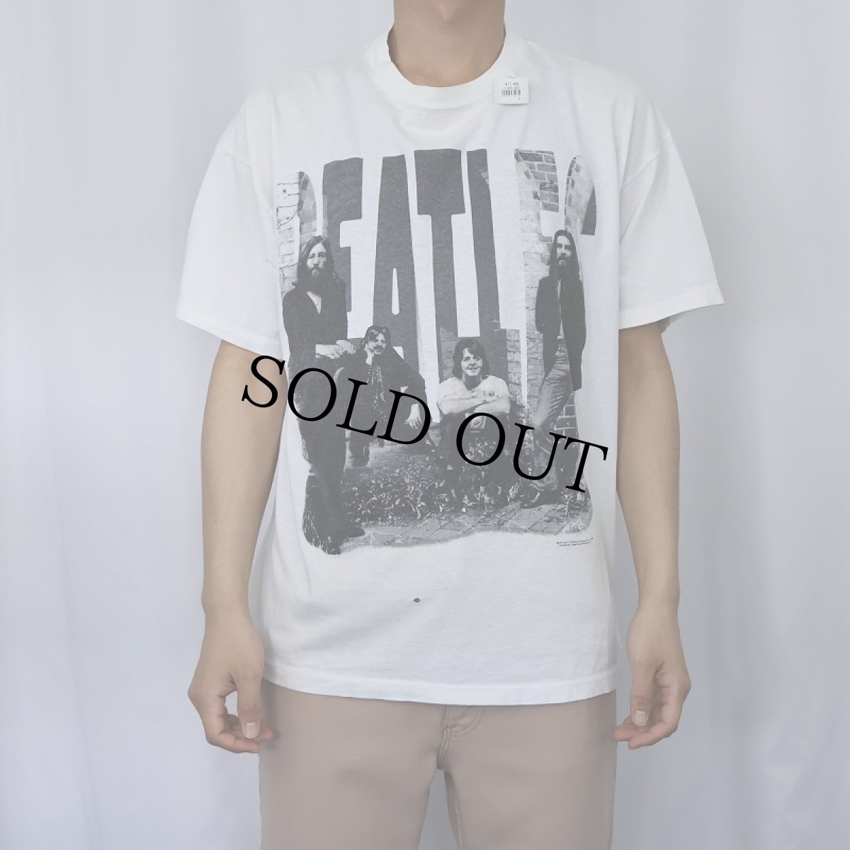画像2: 90's THE BEATLES USA製 ロックバンドTシャツ XL (2)