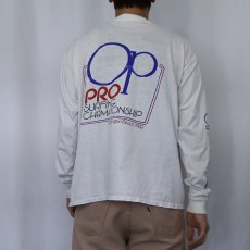 画像4: 80's Ocean Pacific USA製 "PRO SURFING CHAMPIONSHIP" プリントロンT XL (4)