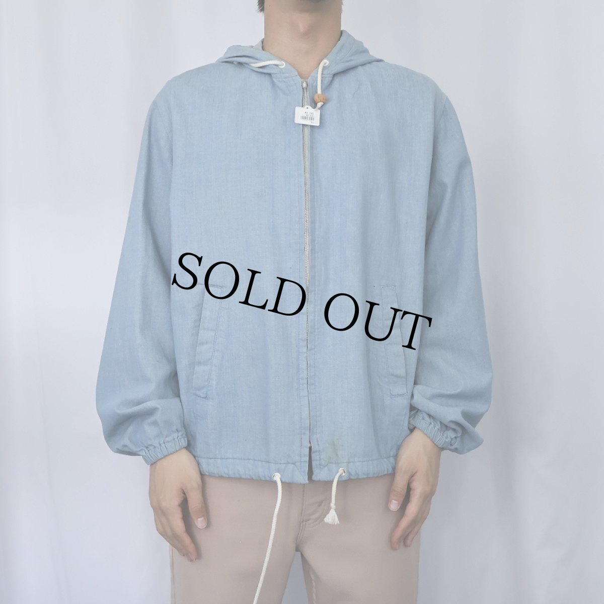 画像2: 60's〜 シャンブレージップパーカー (2)