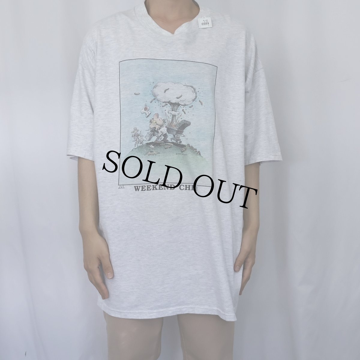 画像2: 90〜2000's GARY PATTERSON イラストプリントTシャツ XXL (2)