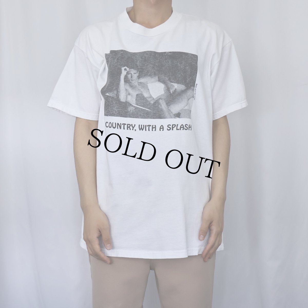 画像3: 90's Lee USA製 "COUNTRY, WITH A SPLASH" プリントTシャツ L (3)