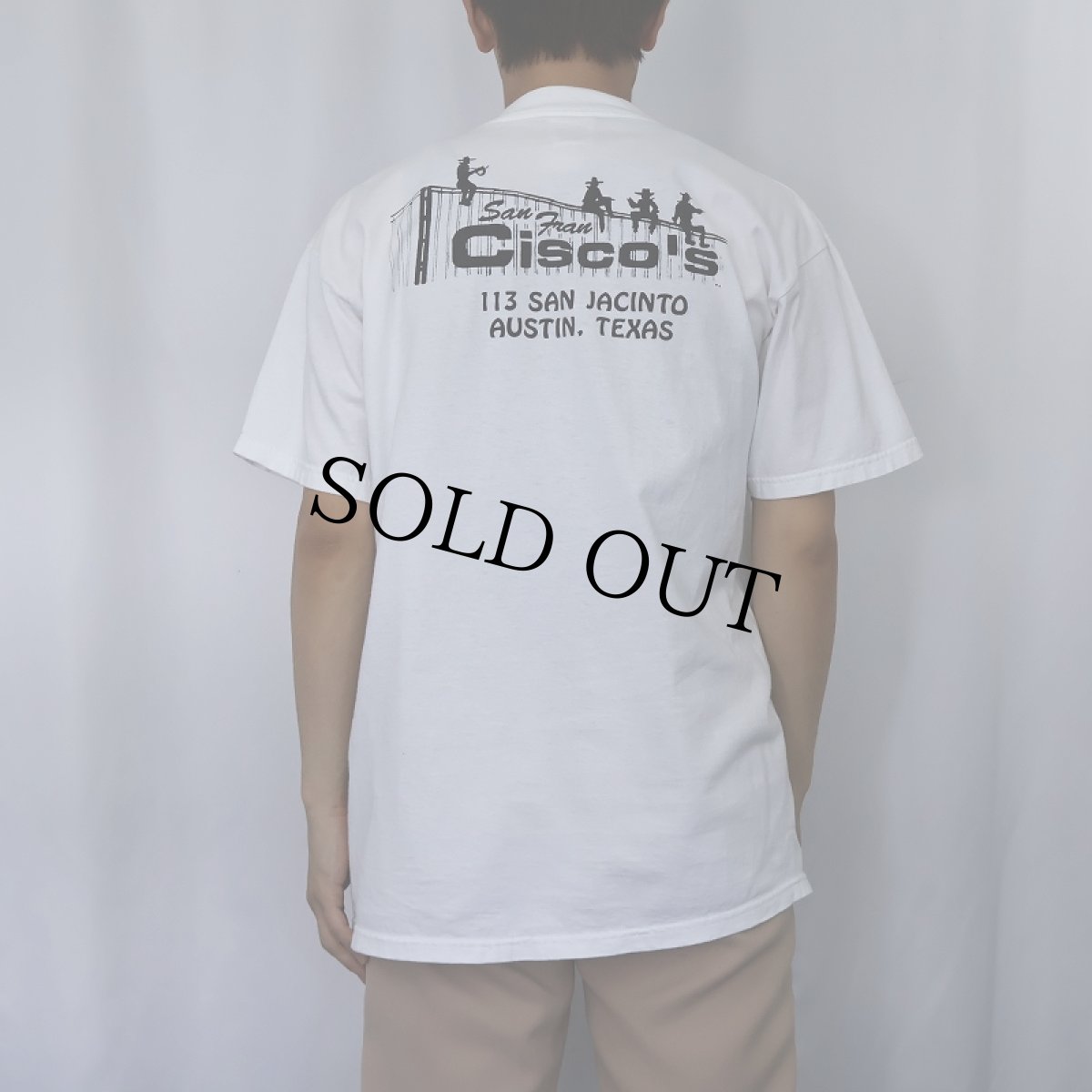 画像4: 90's Lee USA製 "COUNTRY, WITH A SPLASH" プリントTシャツ L (4)