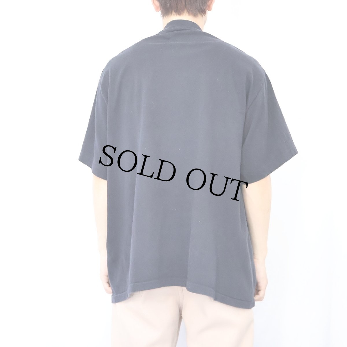 画像3: 90's The Three Stooges USA製 "MOE KNOWS" コメディアンプリントTシャツ BLACK XL (3)