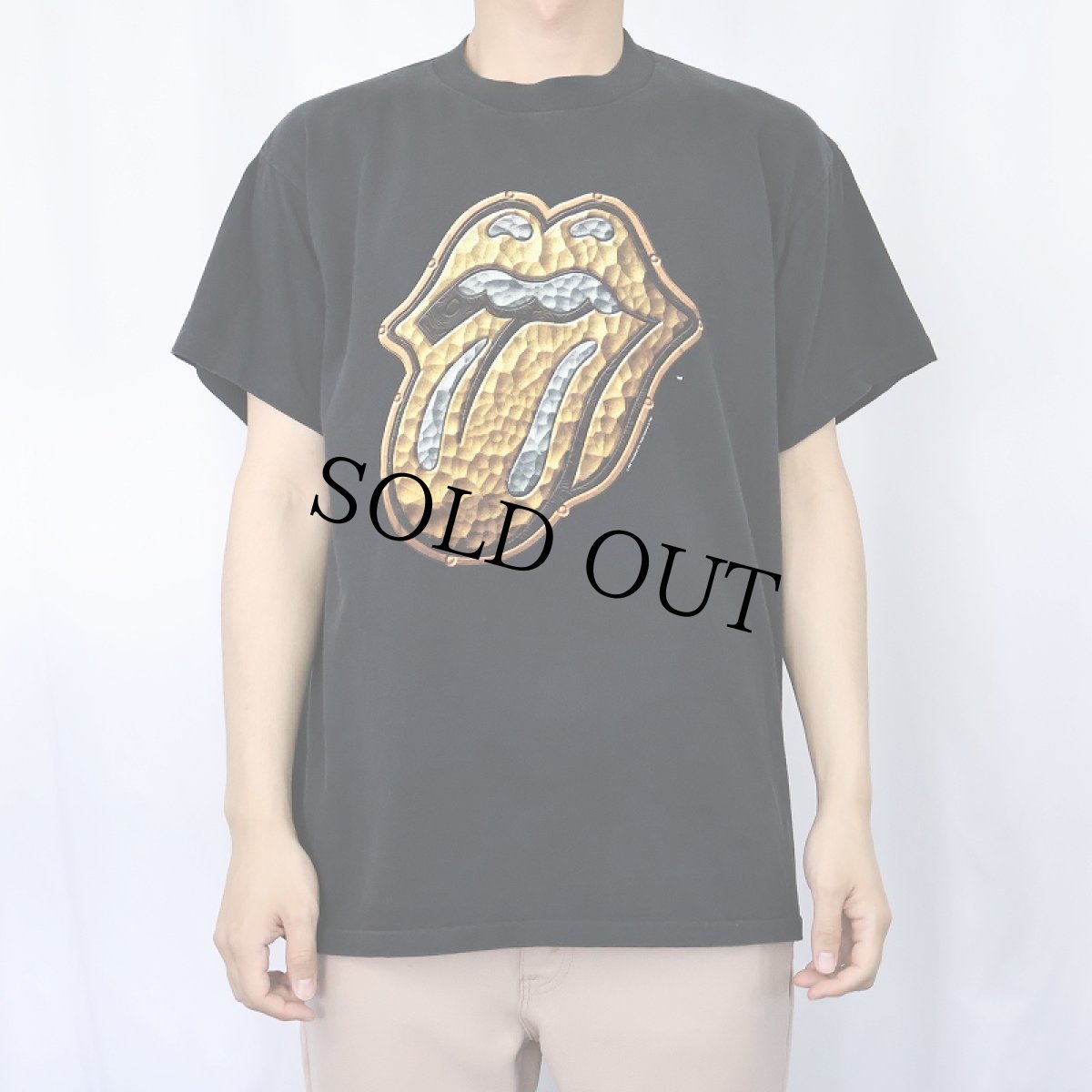 画像3: 90's THE ROLLING STONES "BRIDGES TO BADYLON" ロックバンドツアーTシャツ BLACK L (3)