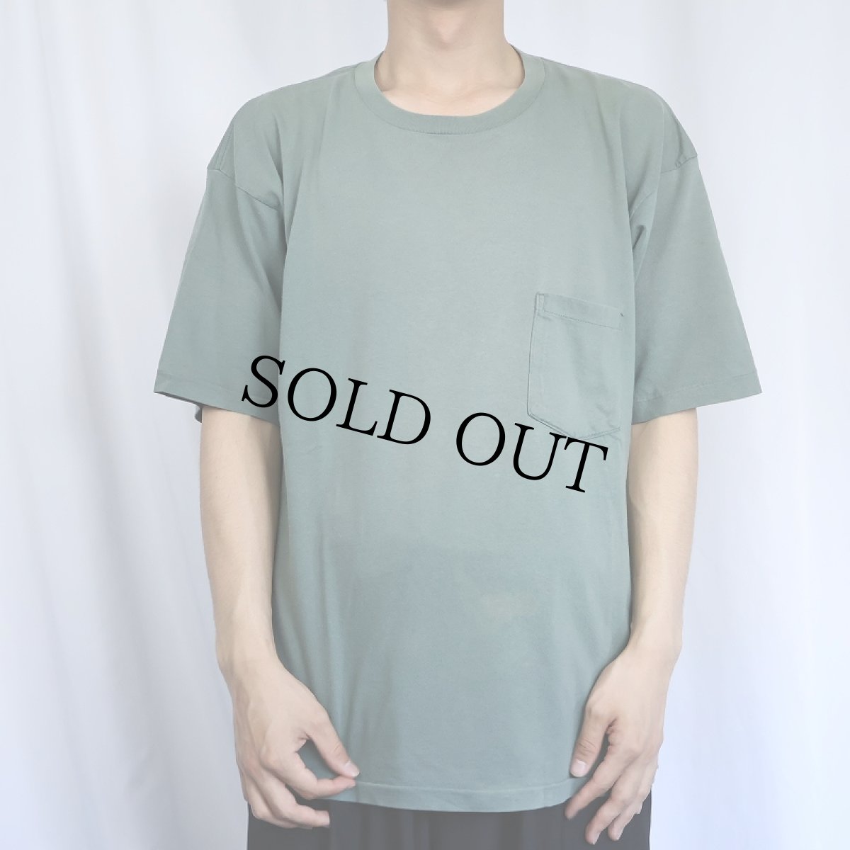 画像2: 90's GAP USA製 無地ポケットTシャツ XL (2)