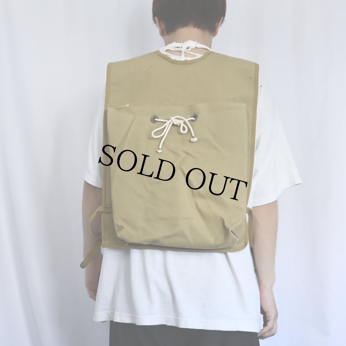 画像3: 40's WWII U.S.ARMY Ammunition Carrying Bag M2 (3)