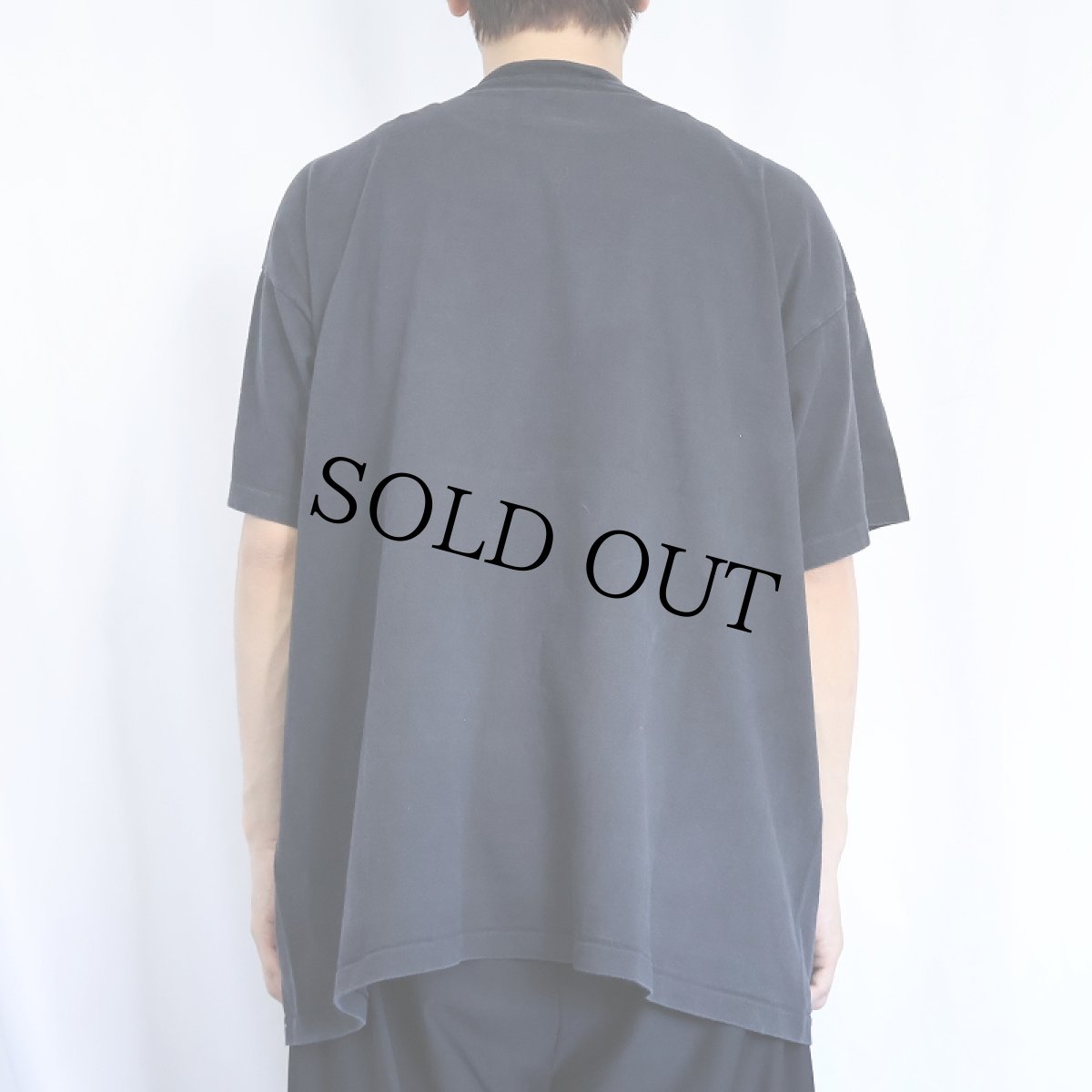 画像3: 90's Miles Davis ジャズミュージシャン アートプリントTシャツ BLACK (3)