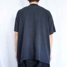 画像3: 90's Miles Davis ジャズミュージシャン アートプリントTシャツ BLACK (3)