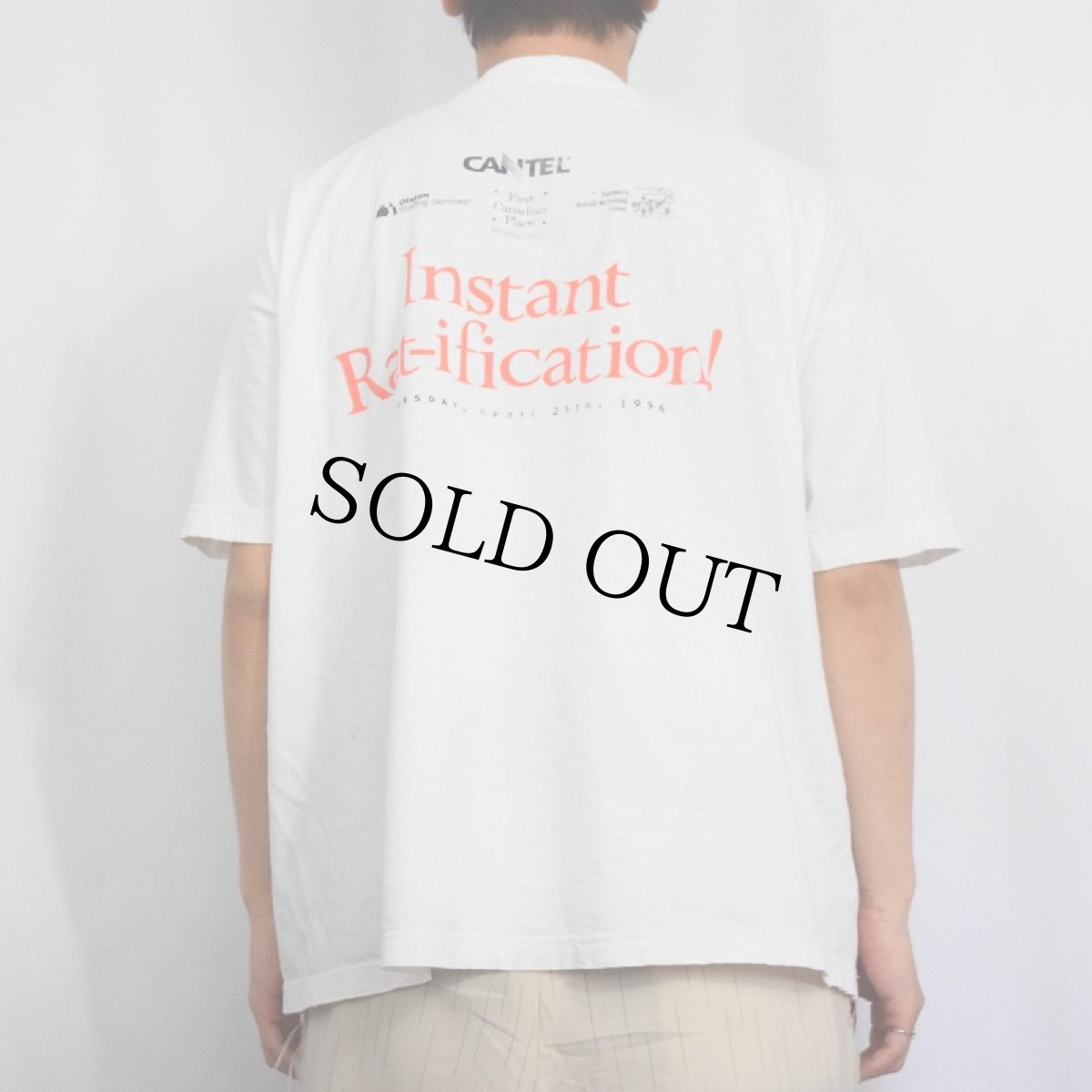 画像4: 90's "BAY STREET RAT RACE" イラストプリントTシャツ (4)