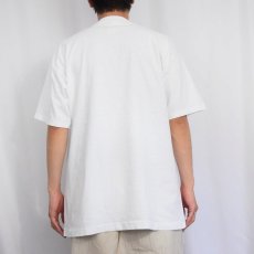 画像3: 90's "NEW FACE SAME PARTY" イラストプリントTシャツ XL (3)