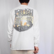 画像4: 2000's BON JOVI "CRUSH TOUR" ハードロックバンドツアーロンT XL (4)
