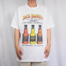 画像2: 90's JACK DANIEL'S USA製 ウイスキーメーカープリントTシャツ XL (2)