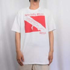 画像2: 90's USA製 "Specialty Diver" イラストプリントTシャツ XL (2)