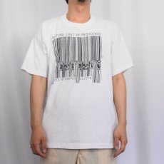画像2: 90's USA製 "NATURE CAN'T BE RESTOCKED" シマウマプリントTシャツ L (2)