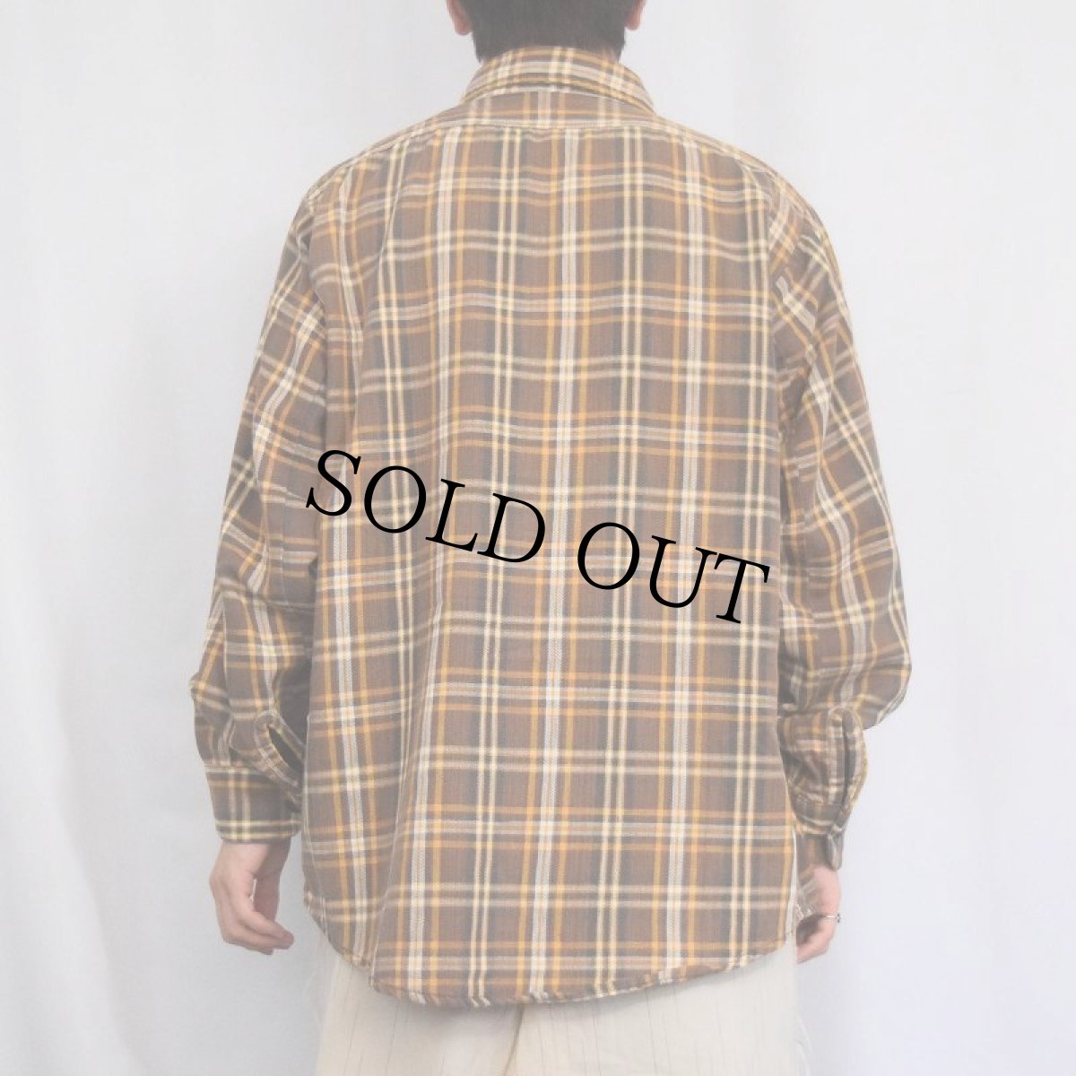 画像3: 70's Mr.Leggs チェック柄 ヘビーネルシャツ (3)