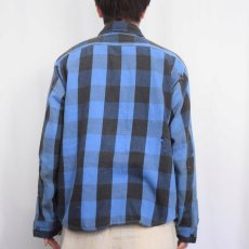 画像3: 70〜80's FIVE BROTHERS USA製 バッファローチェック柄 ヘビーネルシャツ L (3)