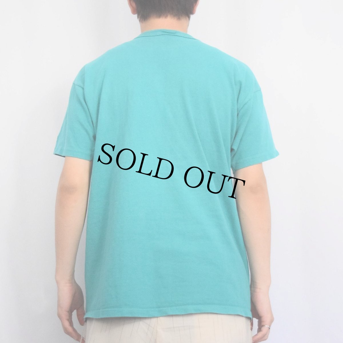 画像3: 80〜90's Champion USA製 青刺繍タグ 後期 ロゴプリントTシャツ XL (3)