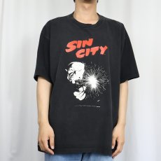 画像2: 90's Frank Miller USA製 "SIN CITY" コミックプリントTシャツ BLACK XL (2)