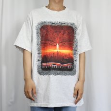 画像2: 90's INDEPENDENCE DAY USA製 SF映画プリントTシャツ XL (2)