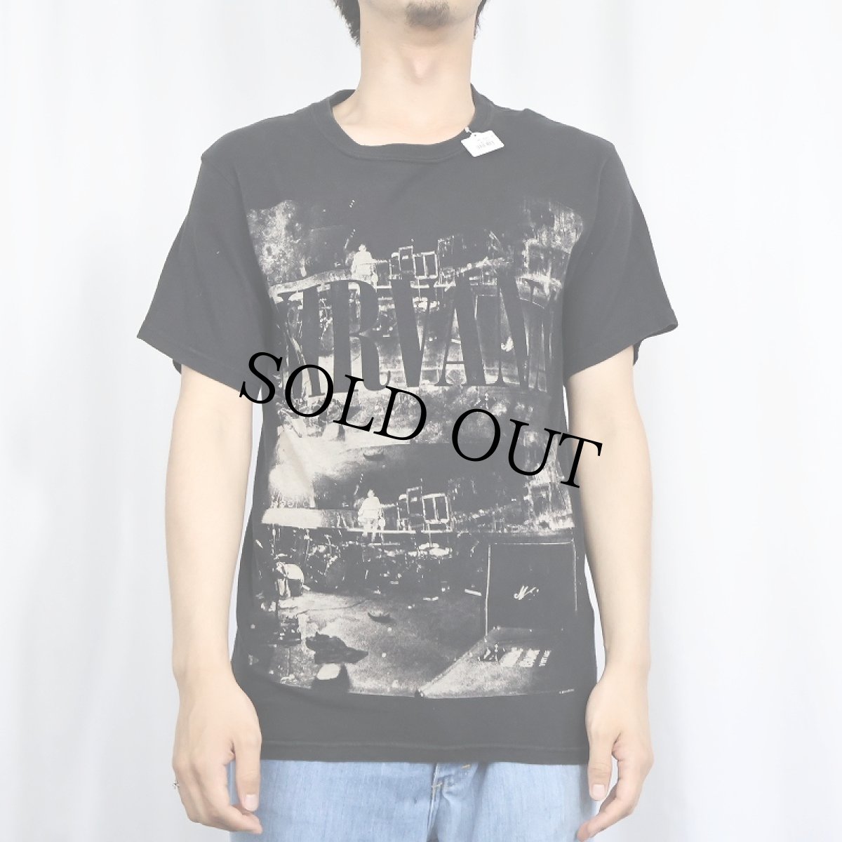 画像2: 2000's NIRVANA ロックバンドTシャツ BLACK S (2)