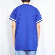 画像3: 80's RUSSELL ATHLETIC USA製 "MLB Dodgers" ナイロンベースボールシャツ L (3)
