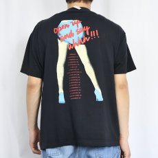 画像3: 80's POISON USA製 "OPEN UP AND SAY AHHH!!!" ロックバンドツアーTシャツ BLACK XL (3)