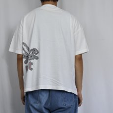 画像4: 90's Dr.Seuss THE CAT IN THE HAT USA製 キャラクター 巻きプリントTシャツ XL (4)