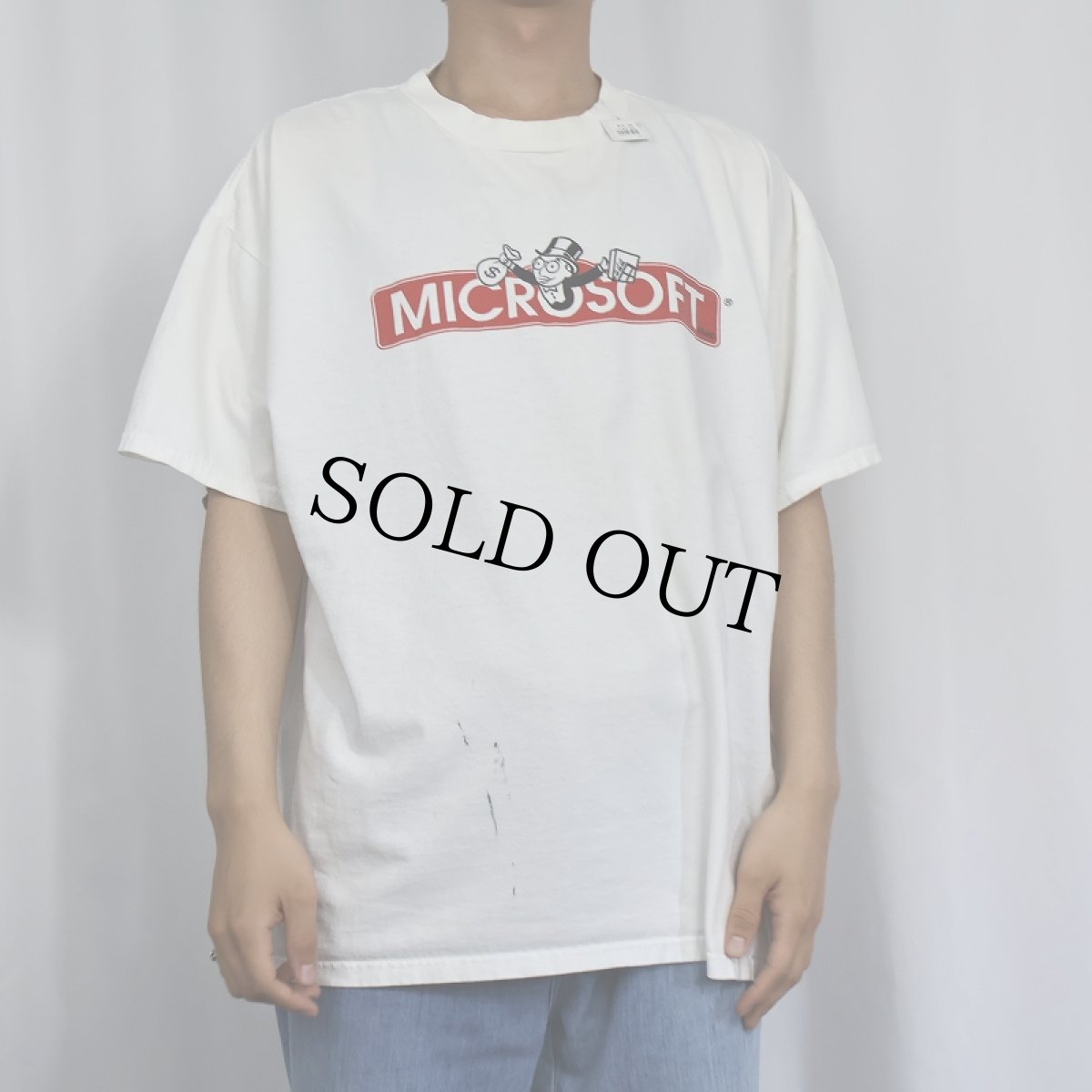 画像2: 90〜2000's "MICROSOFT" パロディプリントTシャツ XXL (2)
