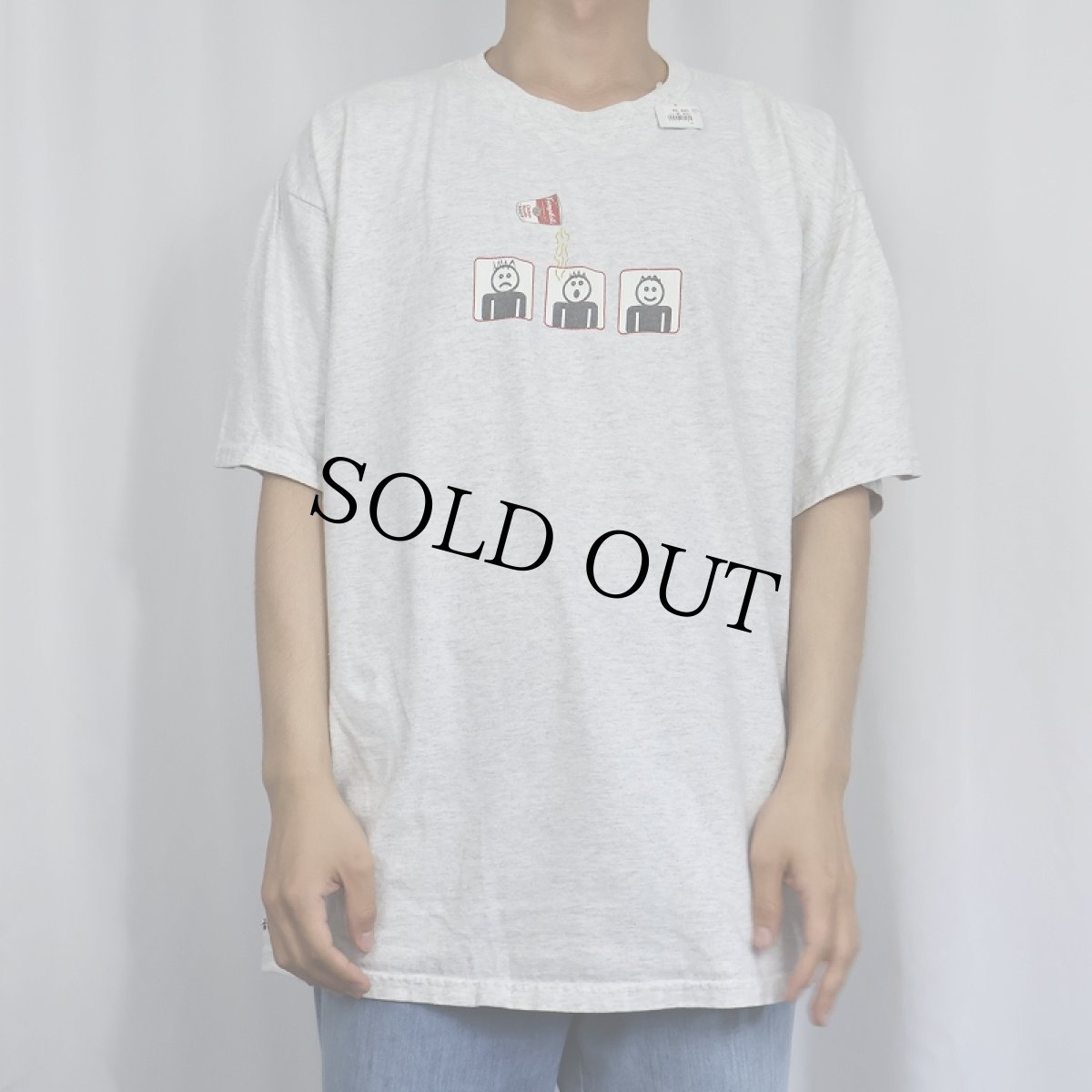 画像3: 2000's Campbell's プリントTシャツ XL (3)