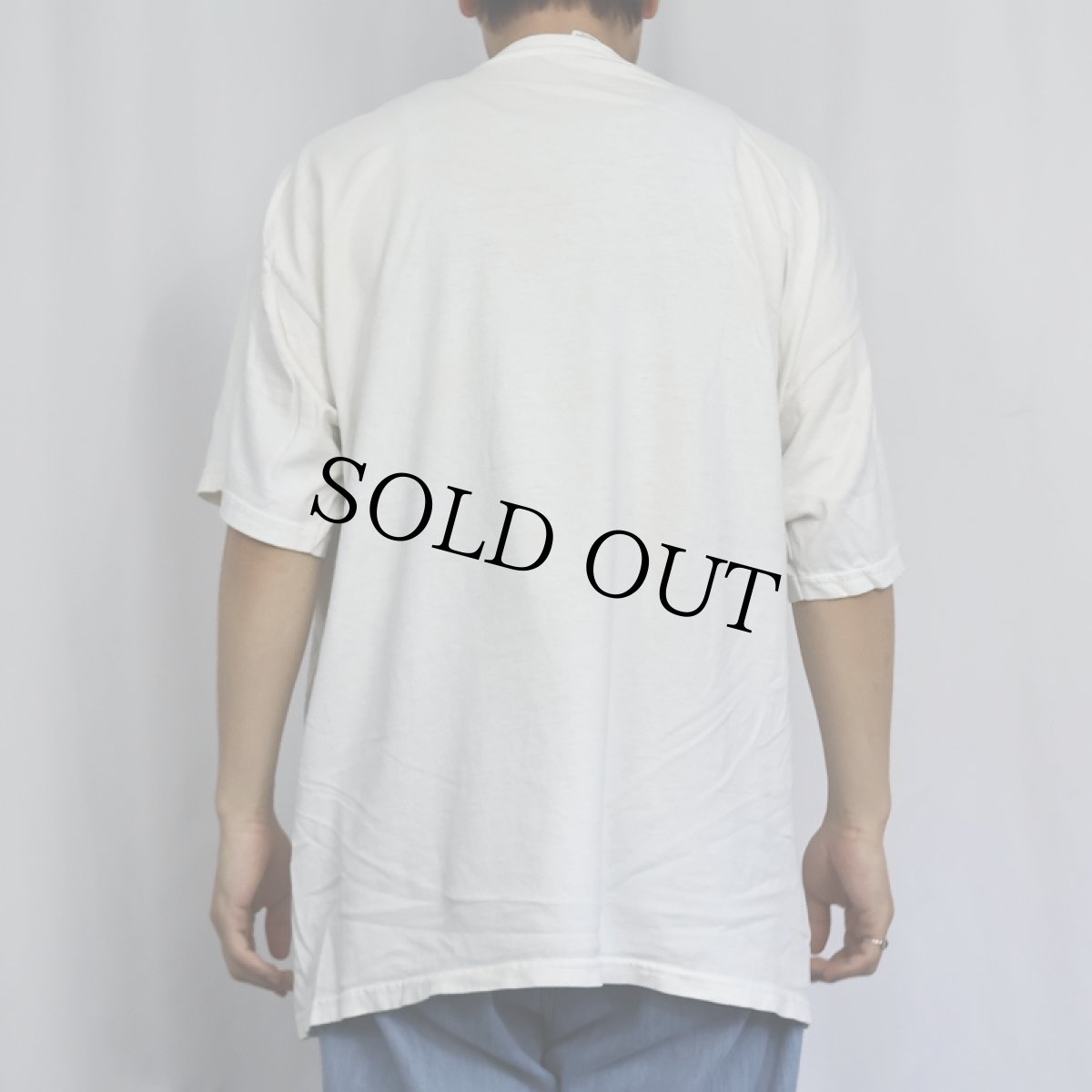 画像3: Edward Gorey "SO MANY BOOKD; SO LITTLE TIME." イラストプリントTシャツ XL (3)