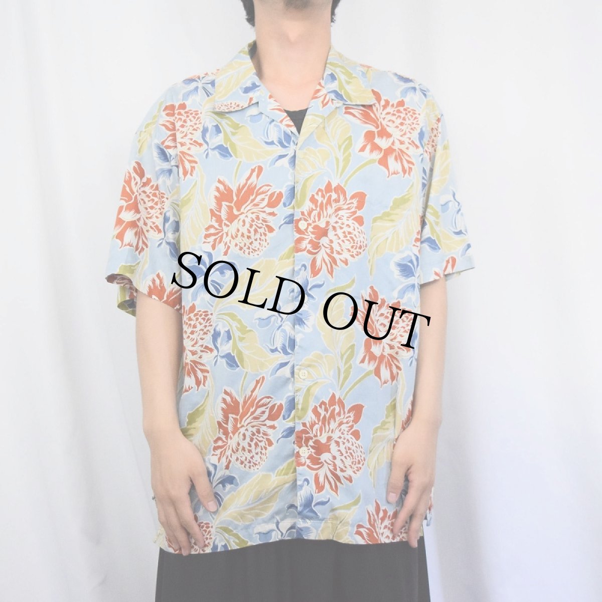 画像2: Patagonia Pataloha 花柄 アロハシャツ L (2)