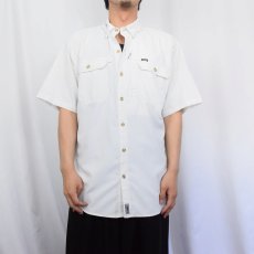 画像2: 2015SS Patagonia ポリエステル フィッシングシャツ M (2)