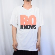 画像3: 90's NIKE 銀タグ USA製 "BO KNOWS" プリントTシャツ XL (3)