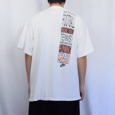 画像4: 90's NIKE 銀タグ USA製 "BO KNOWS" プリントTシャツ XL (4)