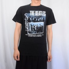 画像2: 2000's THE BEATLES "CAVERN CLUB" ロックバンドTシャツ BLACK S (2)