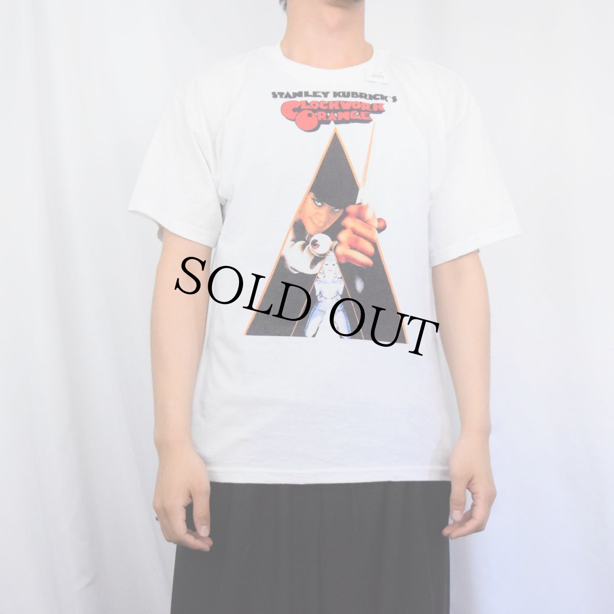 画像2: 90〜2000's A Clockwork Orange 映画プリントTシャツ M (2)