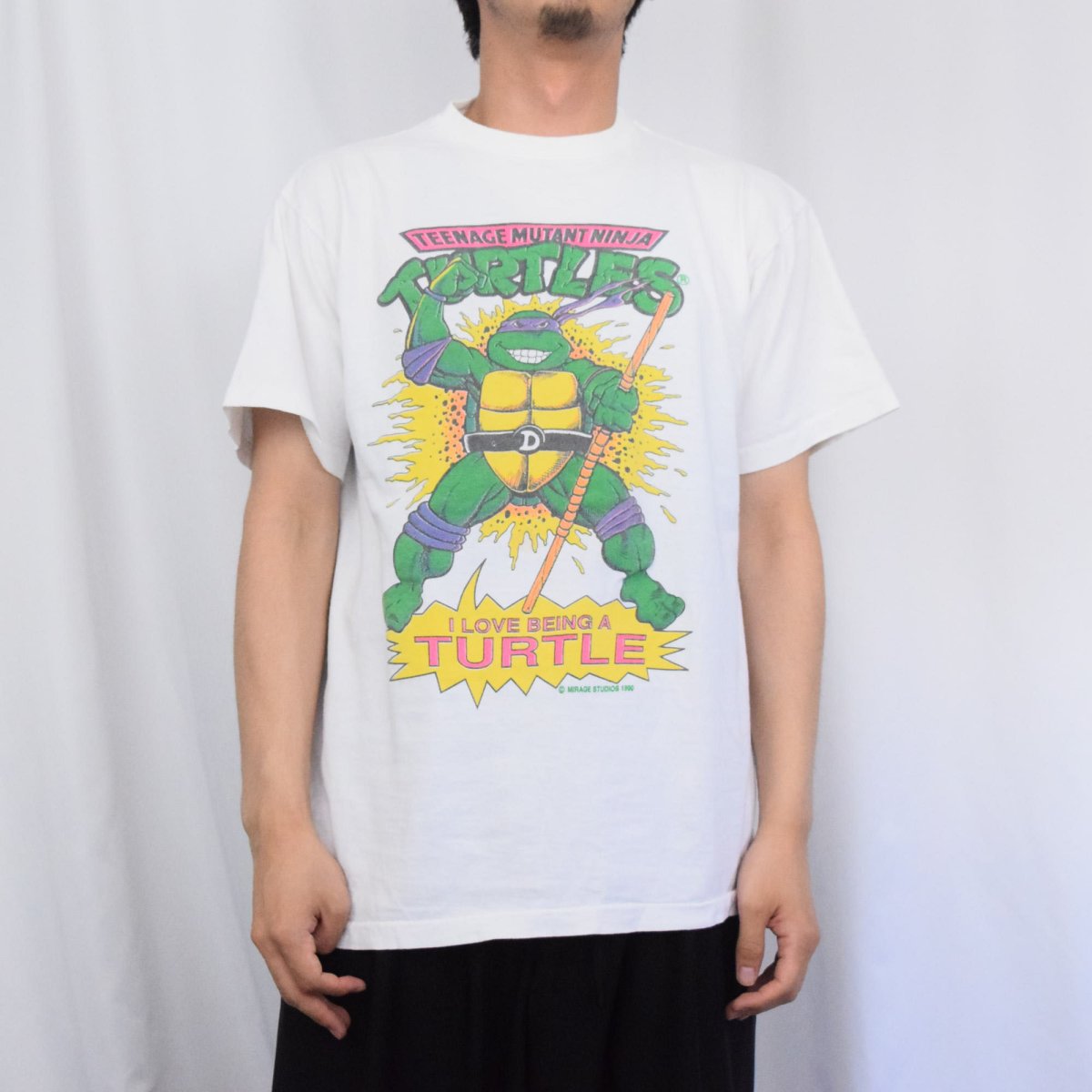 画像2: 90's Teenage Mutant Ninja Turtles USA製 キャラクタープリントTシャツ L (2)