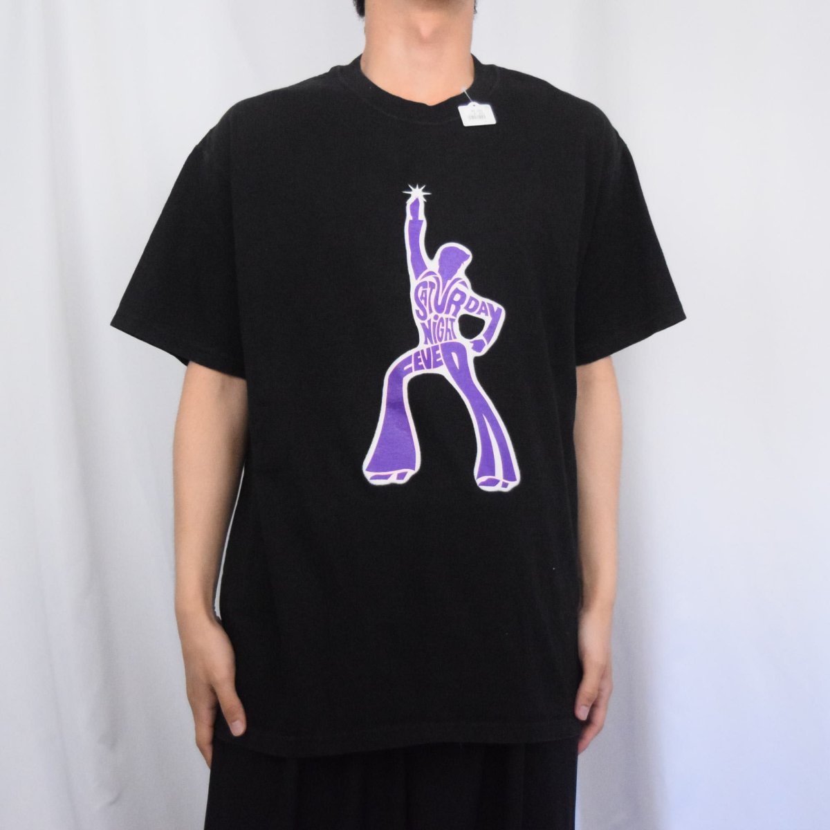 画像3: 2000's Saturday Night Fever Tour ミュージカルプリントTシャツ BLACK L (3)