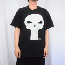 画像2: 90's MARVEL USA製 "THE PUNISHER" アメコミプリントTシャツ BLACK XL (2)