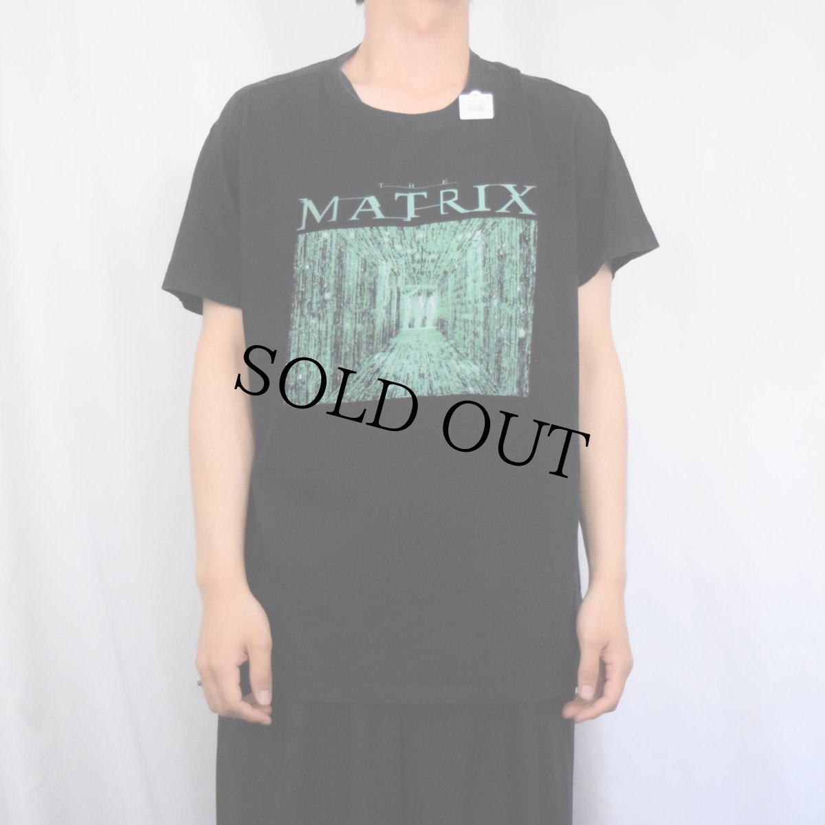 画像2: THE MATRIX 映画プリントTシャツ BLACK (2)