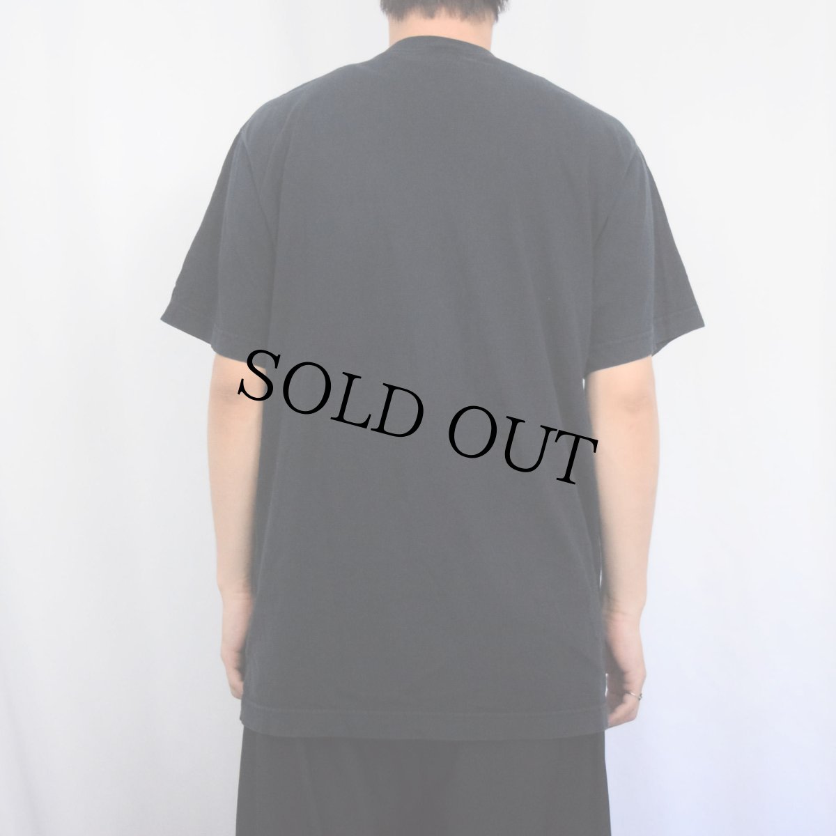 画像3: 90's MONSTERS IN BLUE 映画パロディ プリントTシャツ BLACK XL (3)