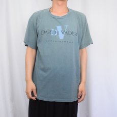 画像3: 90's DARTH VADER USA製 "Calvin Klein" パロディプリントTシャツ L (3)